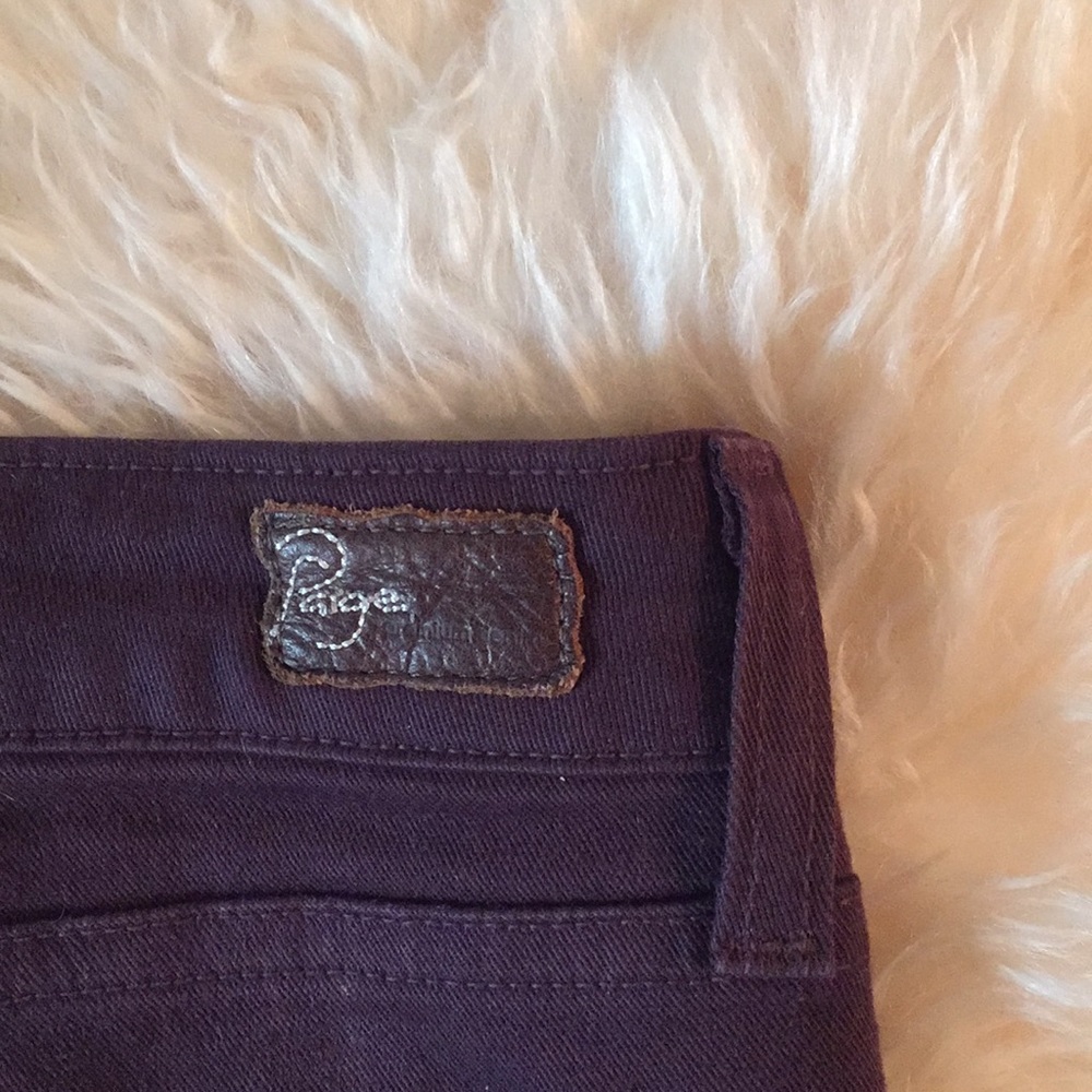 Plum Paige denim Peg Skinny jeans